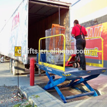 Loading dock scissor lift